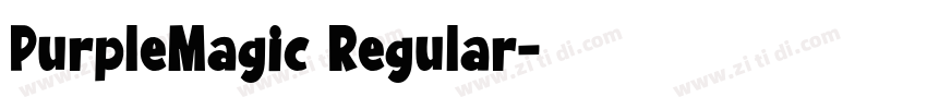 PurpleMagic Regular字体转换